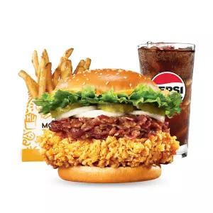 [맘스터치] 셰프스 베이컨 싸이버거 세트