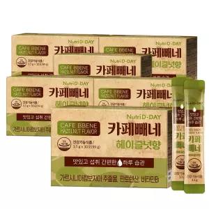 뉴트리디데이 다이어트 카페빼네 헤이즐넛향 3.3g×30포 6박스 하루2잔