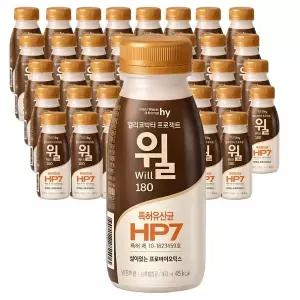 hy 한국야쿠르트 헬리코박터 프로젝트 윌 요거트 180ml (40입)