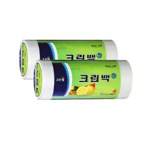 크린랩 일회용 위생 롤백 비닐 롤팩 17 x 25 x 500매 소형 x 2개
