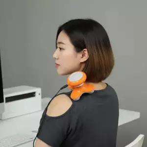 휴대용 문어발 전동 마사지기 USB 건전지 겸용 전신 안마기