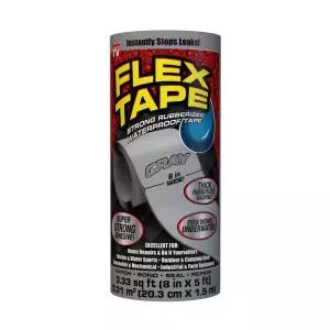 플렉스 테이프 고무 방수 8인치 X 5인치 회색 2.6Lb TFSGRYR0805