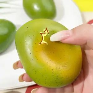 모든 망고 스퀴시 색변환 말랑이 온도 반응 스트레스 해소 장난감 슬로우라이징