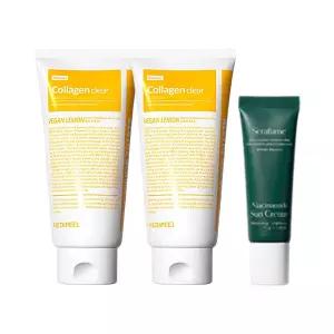 메디필 비건 비타민 콜라겐 폼클렌저 300ml x2 + 세라퓸 선크림 10g