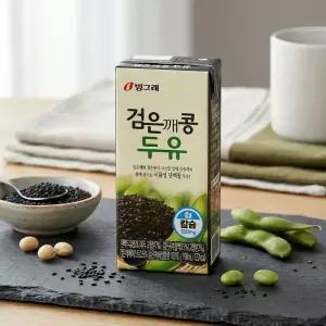 빙그레 검은깨콩 두유 190ml 24팩