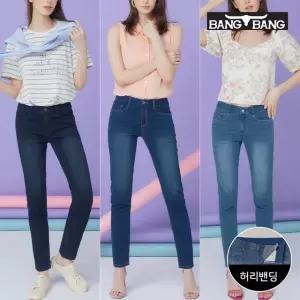 [뱅뱅] 여성 썸머 슬림핏 스판 데님 1+1