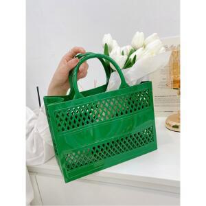 실리콘 수영가방 방수가방 매쉬 비치백 사우나 핑크19X20X10 목욕 젤리백 단일