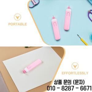2개 전동 퀼링펜 도구 슬롯형 종이 롤링 DIY 공예 용품 미술