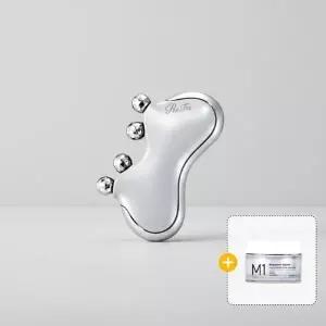 리파 ReFa CAXA M1 기기(펄 화이트)+ 가히 바운싱 크림50ml 세트