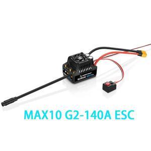 Hobbywing Ezrun Max10 G2 80A 140A 1 10 RC 자동차용 센서드 브러시리스 ESC 3652SD 3665SD G3 모터