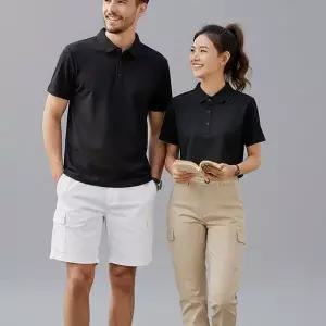 [하프클럽/]LND 남여공용 모던 카라 데일리 반팔티 기본 무지 티셔츠 남성 여