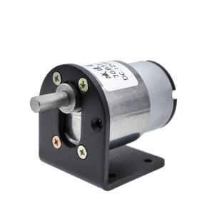 JGB37-520 하이 토크 기어 박스 전기 모터 알루미늄 합금 브래킷 포함 12V 5 rpm 10 20 30 60