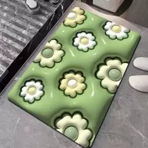 입체 발매트 주방매트 착시 3D 플라워 러블리홈 주방매트