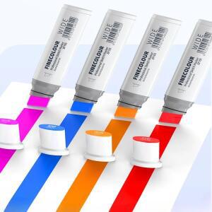Finecolour 20mm 와이드 마커 세트 팝 알코올 라인 스케치 아트 펜 드로잉 미술 용품 EF105
