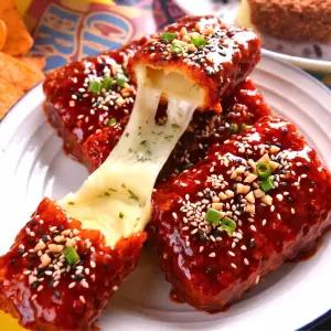 칠리스 치즈스틱 불닭맛(매운맛)1kg (100g x10개입) 모짜렐라 치즈스틱 통모짜