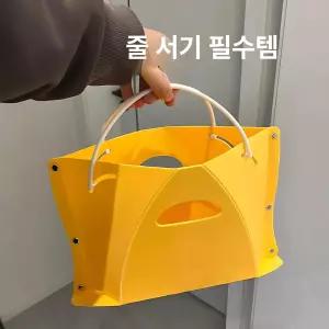 부리프 접이식 플라스틱 휴대용 미니 스툴 여행용 초슬림 성인용 의자