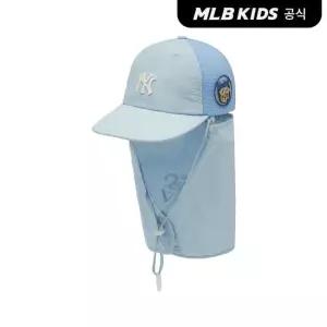 [MLB키즈 공식]26SS 메가베어 프렌즈 넥플랩 메쉬 볼캡 NY (Ptn.Skyblue) 7ACPC0263-50SBP