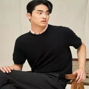 빈폴 멘 젠틀 라운드 니트 블랙 BC5251C235 C