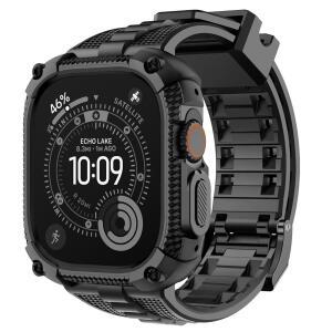 49MM APPLE WATCH 밴드와 호환되는 풀모사 울트라 스크린 스트랩 충격 견고한