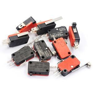 마이크로 스위치 여행용 리미트 V-15 V-156-1c25, 15A250V 순간 1NO1NC, 10 개, 50 개