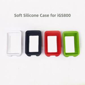 iGS800 GPS 자전거 컴퓨터 실리콘  에지 쉘 보호 케이스 스크린 필름 커버 스킨 액세서리