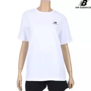 뉴발란스 NBNEDB1153-WH 에센셜 스몰로고 반팔티 남녀공용 티셔츠 43935766)