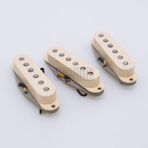 빈티지 waaah V70 SSS Handwound Alnico 5 싱글 코일 기타 픽업 그레이 바닥 플레이트 더블 부품