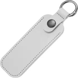 Ymapinc 1Pcs 가죽 USB 플래시 드라이브 홀더 - 엄지 저장 케이스 키 체인이 있는 휴대용 여행용 체인 1PC