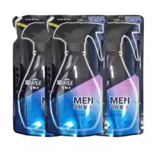 페브리즈 맨 쿨아쿠아향 섬유탈취제 320ml X 3개 / 리필형
