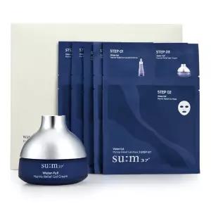 숨37 워터풀 마린 릴리프 젤 크림 증량 기획세트 [120ml+젤마스크 3 STEP 5매]