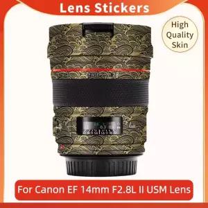 캐논 EF 14mm f/2.8L II USM 렌즈용 데칼 스킨 EF14 F2.8 렌즈 스티커 EF14F2.8L 랩 커버