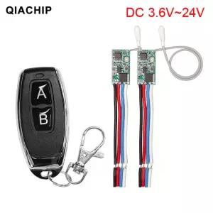 QIACHIP 433MHz 무선 원격 제어 스위치 장거리 미니 수신기 36V 2V 24V 및 433 송신기 LED