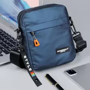 전화 사이드 가방에 대 한 간단한 미니 남자 Crossbody 캐주얼 방수 가죽 어깨 비즈니스 작은 메신저 슬링