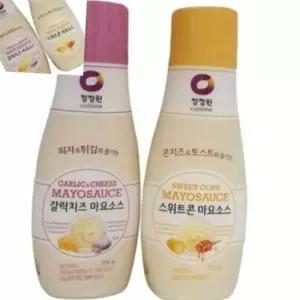 청정원 갈릭치즈 마요소스 스위트콘 피자 마요네즈 콘갈릭 치즈디핑 피자토핑