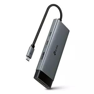 고품질 usb허브 3.0 USB-C 7포트 다기능 허브 SD카드리더 HDMI USB연결허브 유전원usb허브 WFO9NHZ