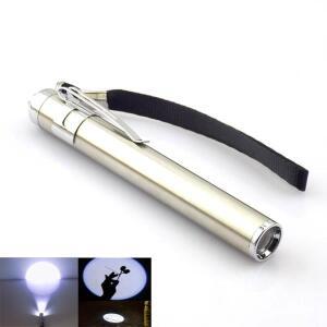Led 조명 강력한 작은 손전등 휴대용 플래시 라이트 penlight 미니 토치 led 램프 주머니 랜턴 aaa 배터리