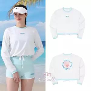 오닐(M-2) MG01 여성  자외선차단 플레이 루즈핏 롱슬리브 레쉬가드 비치 물놀이 OWTR