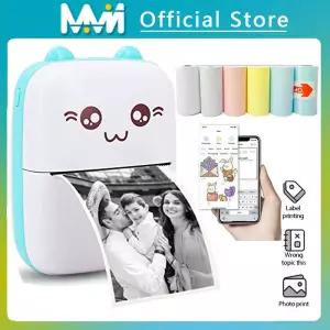 휴대용 열전사 프린터 미니 무선으로 BT 203dpi 사진 라벨 메모 USB 케이블로 잘못된 질문 Imprimante ble