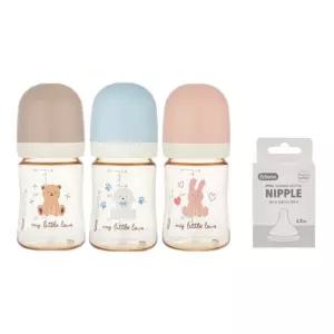 에디슨 신생아 젖병 150ml 젖꼭지 S 세트 출산 선물 BNS