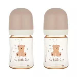 에디슨 신생아 젖병 150ml 출산 선물 준비물 베이지X2 BNS