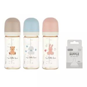 에디슨 젖병 분유 수유 휴대용 250ml 젖꼭지 XL 세트 BNS