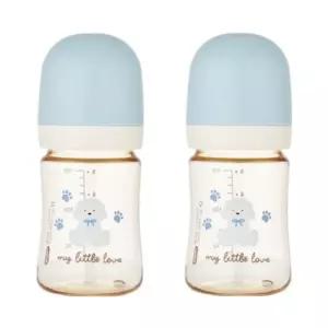에디슨 신생아 젖병 150ml 출산 선물 준비물 블루X2 BNS