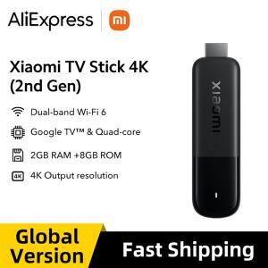 샤오미 TV 스틱 4K (2세대) 구글 360 ° 블루투스 음성 디코딩 돌비 & HDR10+ 듀얼밴드 Wi-Fi