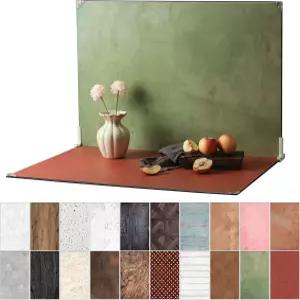 제품 사진 배경 23x35 10Pcs 20 패턴 양면 보드 식품 보석 화장품 및 콘텐츠 제작을 위한 평평한 MDAOCRY