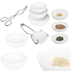 석영 그릇 도가니 클램프 스테인레스 스틸 플라이어 용해로 액세서리 100-5000g