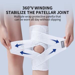 1PC 스포츠 KNEEPAD 남자 관절염 배구 무릎 보호대 가압 브레이스 여자 탄성 패드 기어