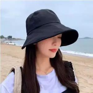 버킷햇 면 벙거지모자 후스레이디 와이어 라탄 밀짚