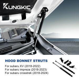 Subaru 호환 Impreza -23/XV -22/Crosstrek -2024 용 후드 댐퍼 자동차 RHD LHD 전면 보닛 수정 가스 스트