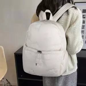 여성 캐주얼 데일리 가방 패딩 미니 백팩 학생 캐주얼