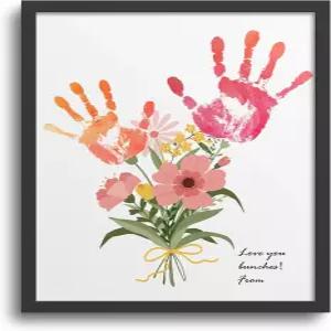 이틀 꽃다발 핸드프 아트 공예 DIY 키트 어머니의 날 생일 크리스를 맞아 딸이나 아들의 엄마를 위한